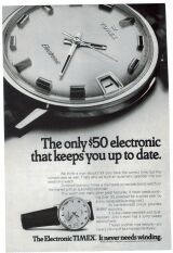 1970 Timex Electronic Ad